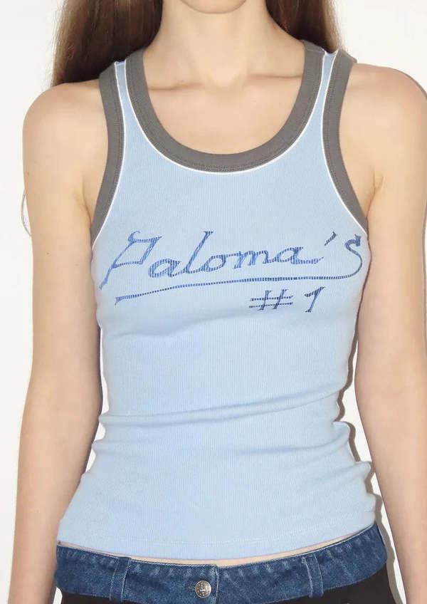 paloma wool 水色 タンクトップ Paloma Wool Paloma 1 Tank - Blue | Garmentory