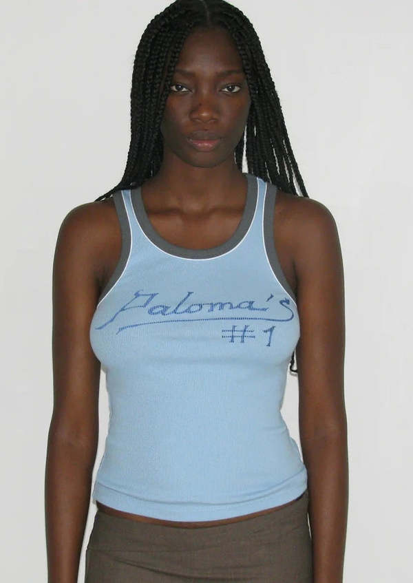 Paloma Wool Paloma 1 Tank - Blue | Garmentory