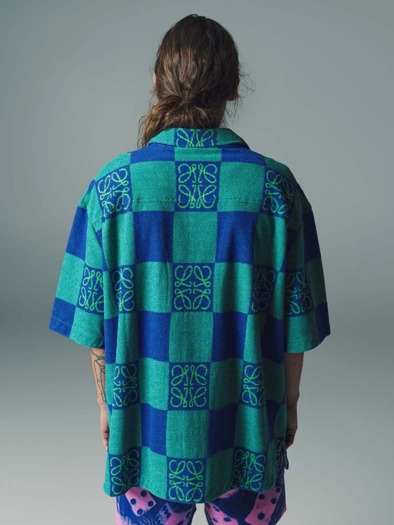 Paula's Ibiza Loewe Acid Anagram Terry Short Sleeve Shirt