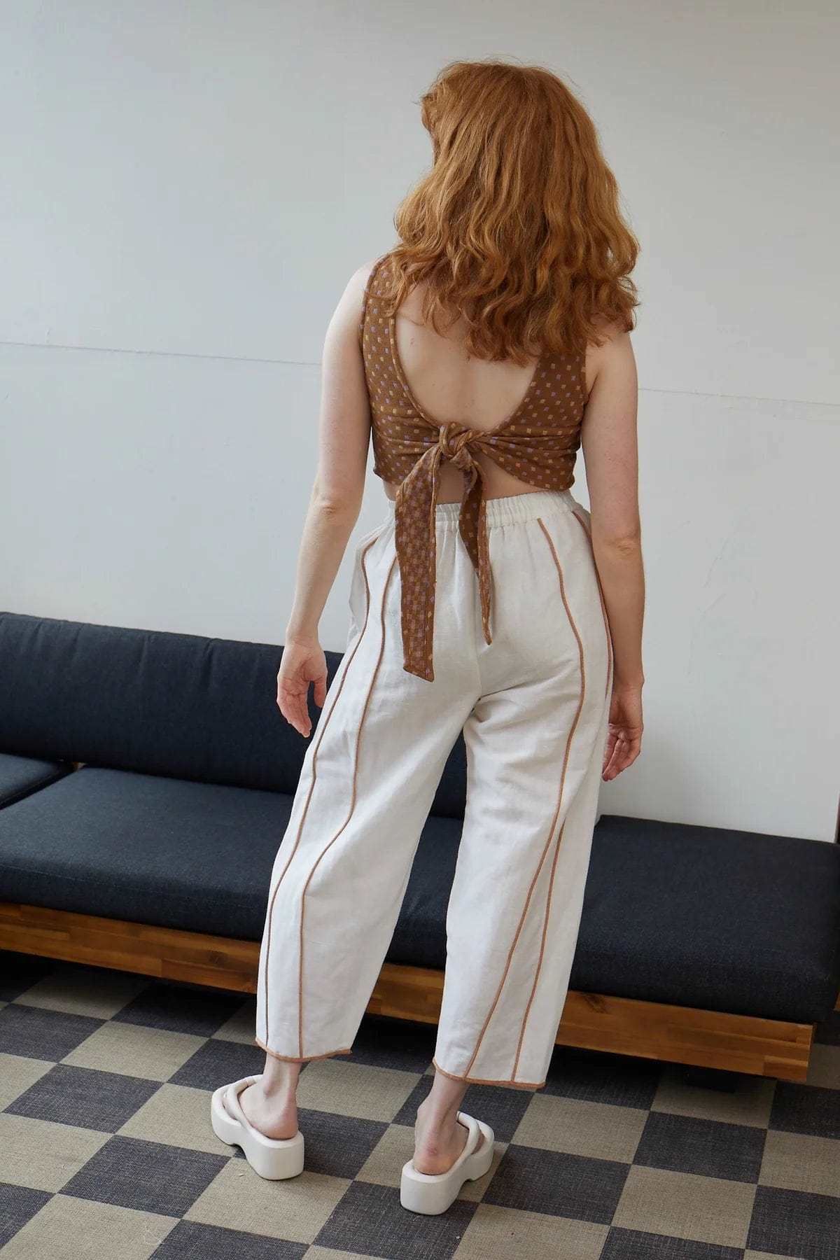 RUJUTA SHETH Etta Pants - Parchment/Toast - Image 2 of 4