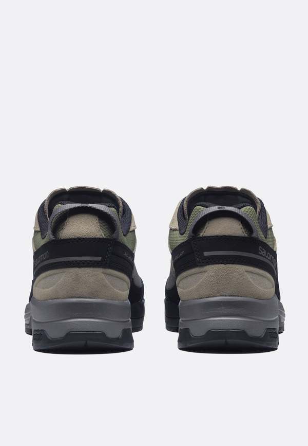 SALOMON X Alp Leather sneakers - Pewter/Vintage Khaki/Black