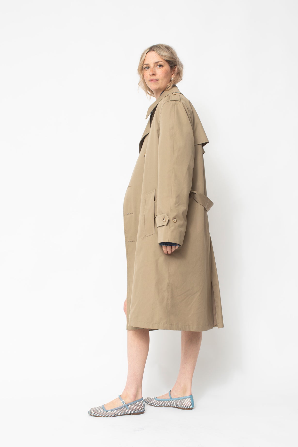 Mason Belted Trench - Tan