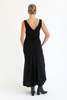 Olga Joan Plunge bias dress - BLACK - Thumbnail 7