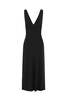 Olga Joan Plunge bias dress - BLACK - Thumbnail 8