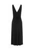 Olga Joan Plunge bias dress - BLACK - Thumbnail 9