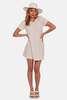 The Tile Club Terry Tee Dress - Ivory - Thumbnail 3