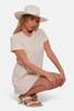 The Tile Club Terry Tee Dress - Ivory - Thumbnail 6