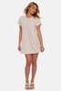 The Tile Club Terry Tee Dress - Ivory - Thumbnail 7