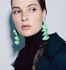 Wos FLAKE EARRINGS - GREEN - Thumbnail 1