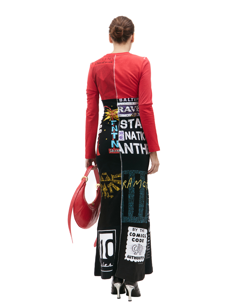 ワンピース Marine Serre Multicolor Silk Dress Marine Serre Multicolor silk dress | gebnegozionline