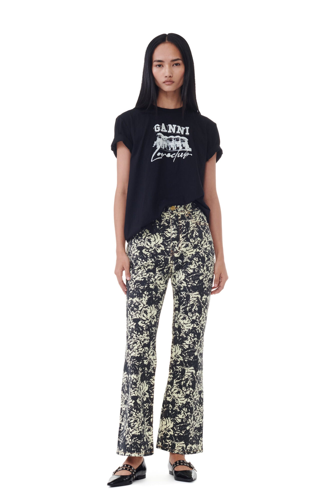 パンツ GANNI Betzy cropped size 24 GANNI Betzy cropped size 24