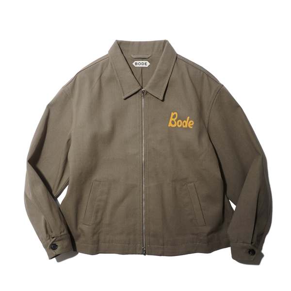 Bode Taupe 'Low Lying Summer Club' Jacket Bode