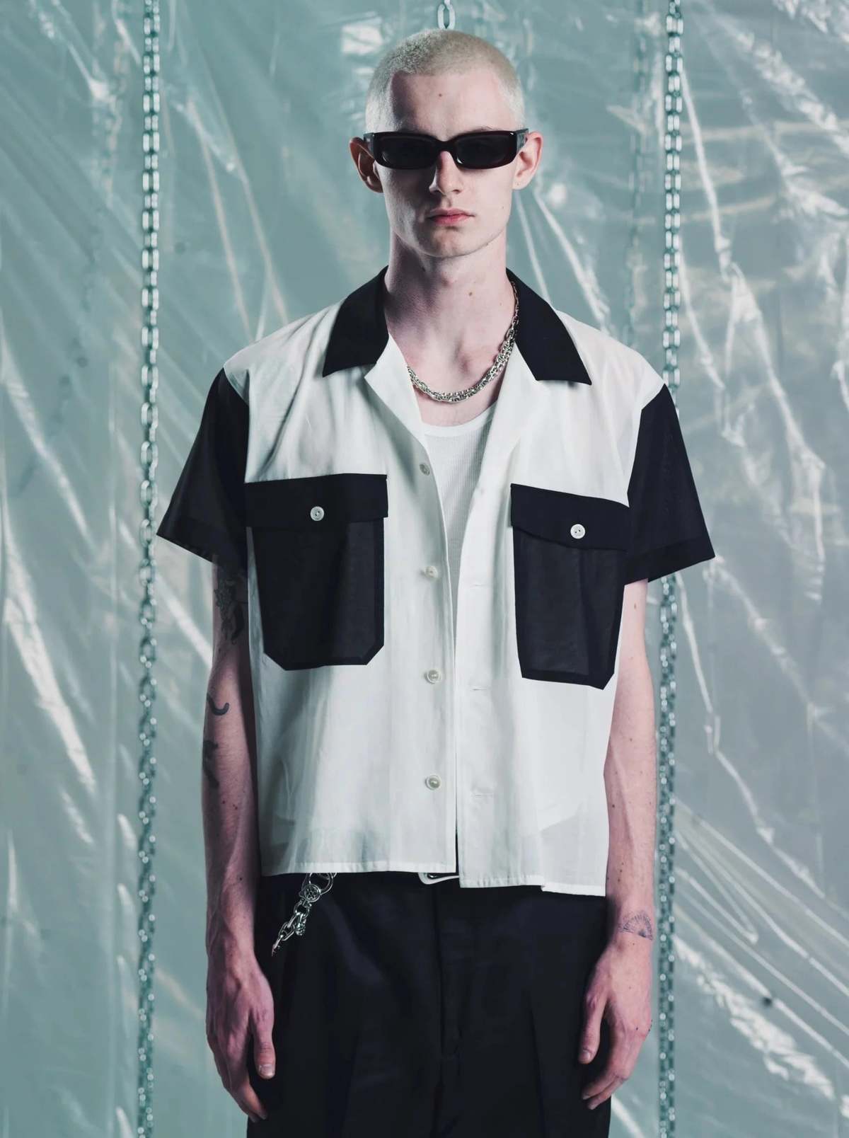 SECOND-LAYER-Open-Collar-Short