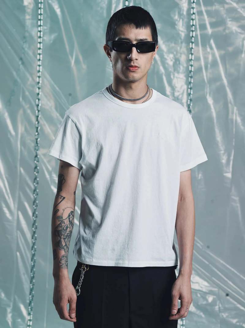 SECOND/LAYER Core Mini Tee - White | Garmentory