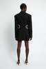Christopher Esber CRYSTAL LINKED BLAZER DRESS - Black/Clear Crystal - Thumbnail 3