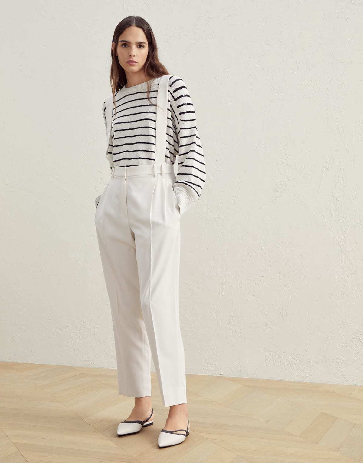 Brunello Cucinelli PANTS - PANNA | Garmentory