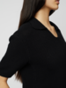 Atelier Delphine Polo Top - Black - Thumbnail 4