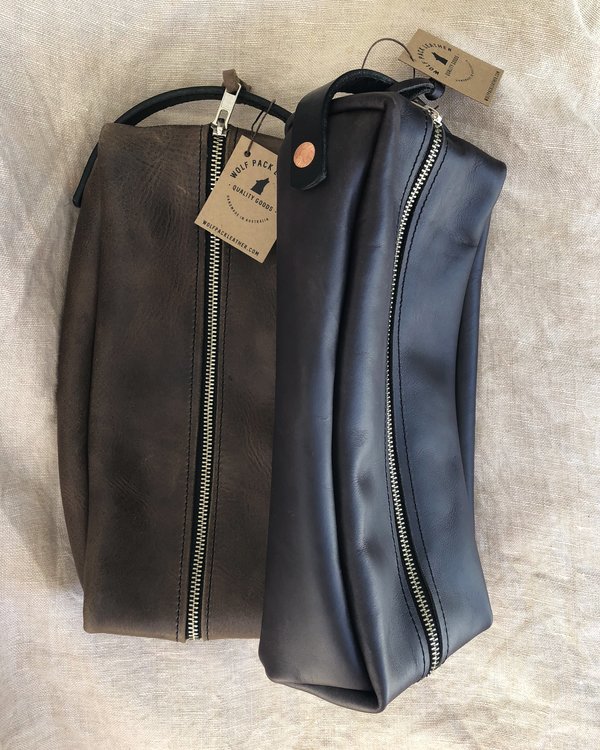 WOLF PACK LEATHER TOILETRY BAGS Garmentory