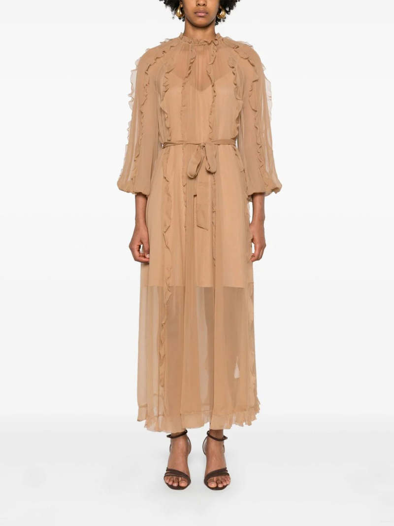 【Zimmermann】LUMINOSITY BILLOW DRESS ビロー ミディ Zimmermann | Dresses | Zimmermann Luminosity Billow Crepe