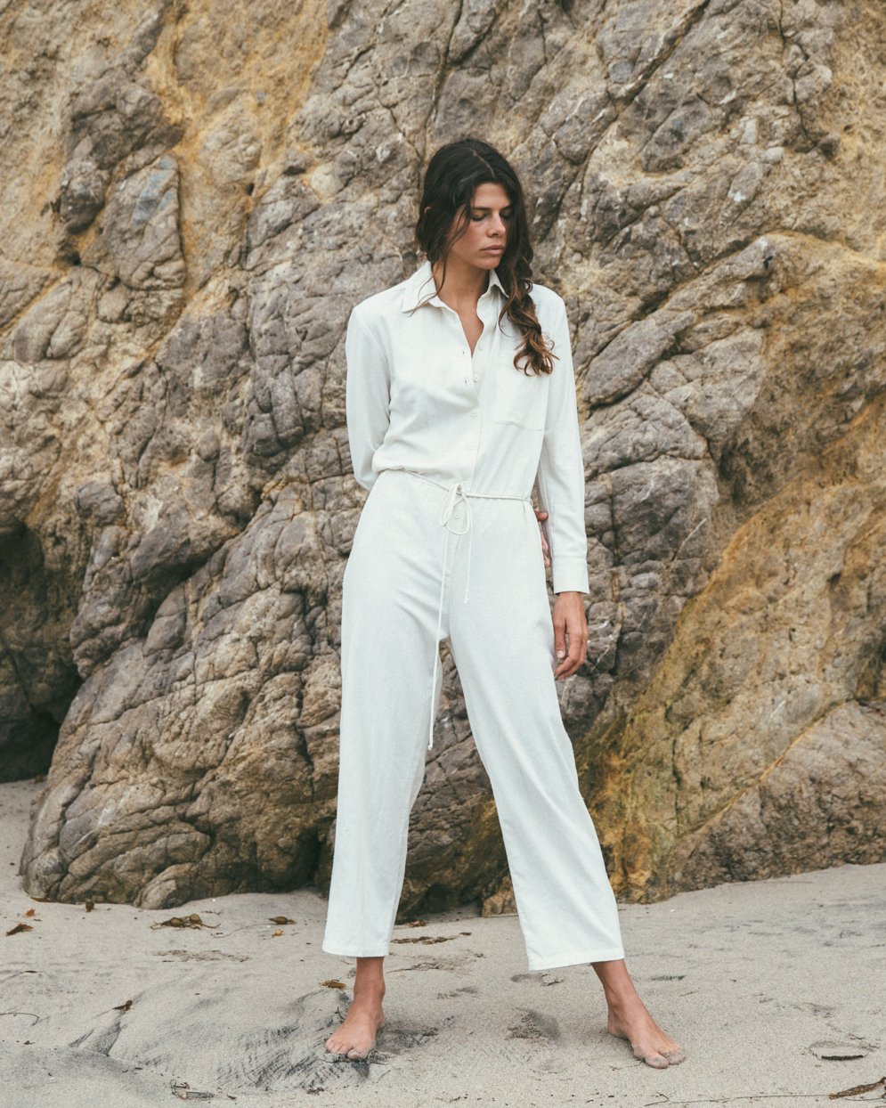 wide leg boiler suit