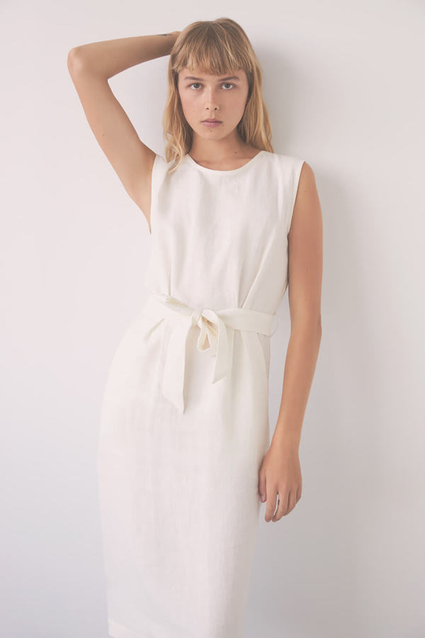 Eve Gravel Paloma dress - Ivory Eve Gravel Paloma dress - Ivory