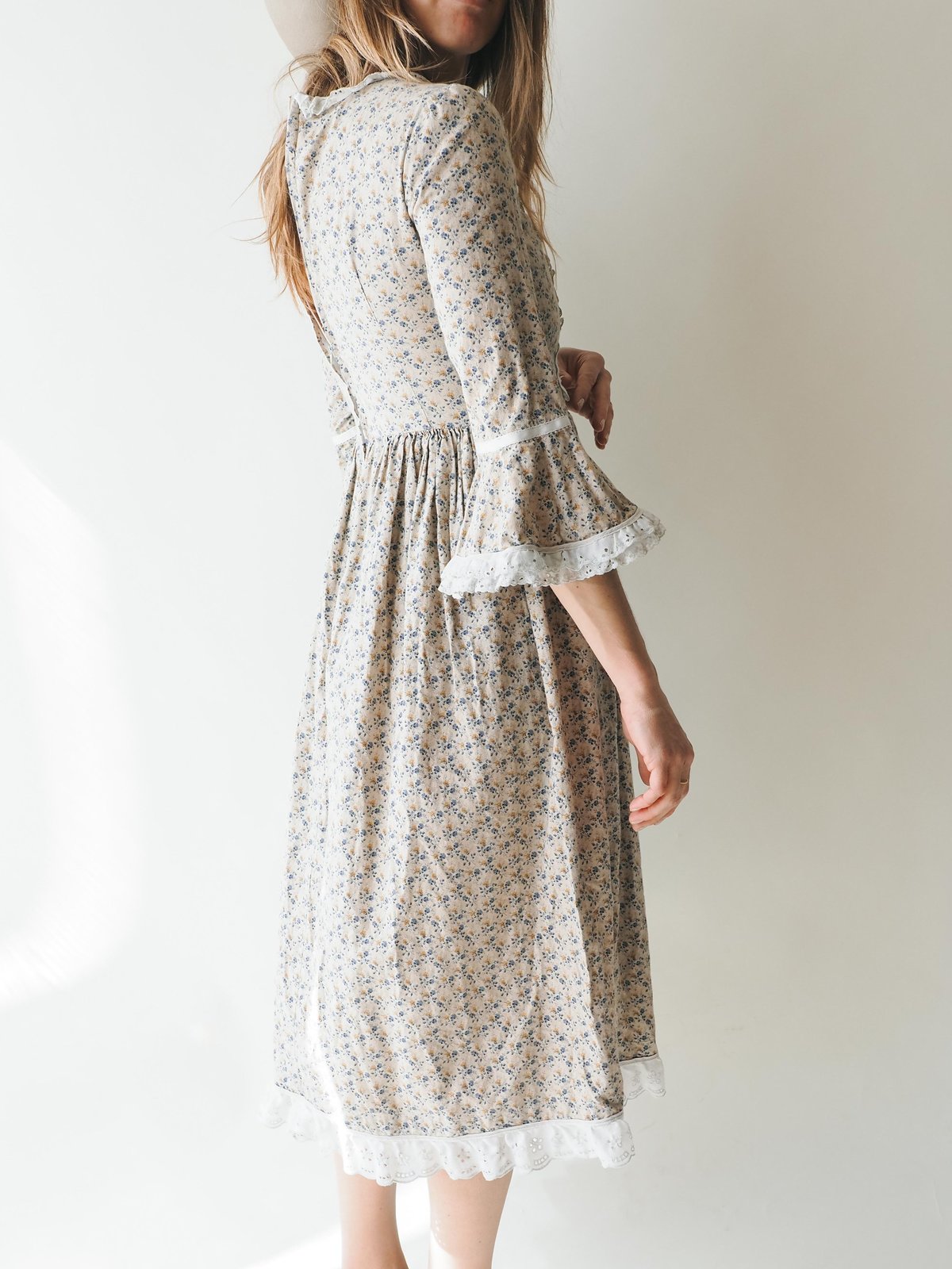 BLOUSON SLEEVE WRAP DRESS COUNTRY DIARIES