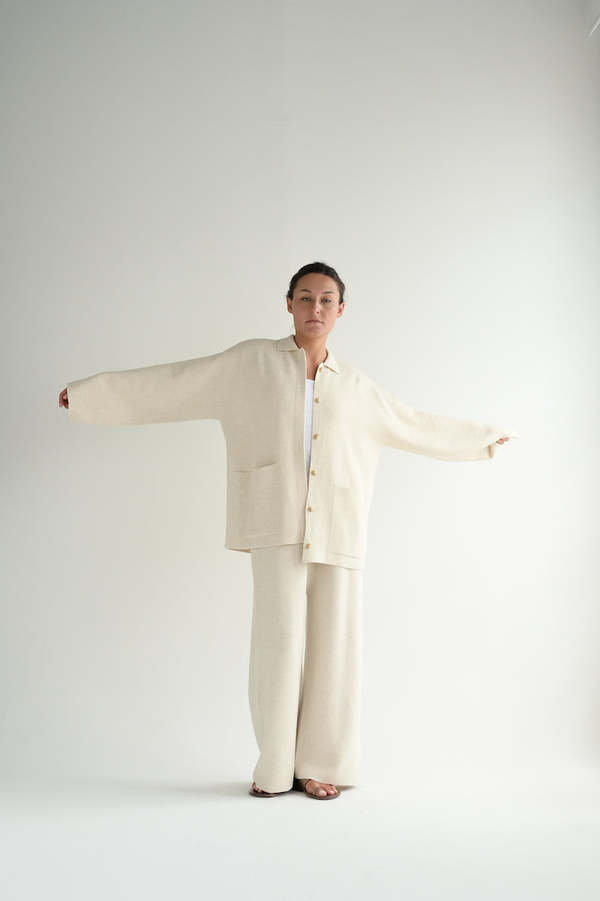 Lauren Manoogian Double Knit Jacket - Hessian | Garmentory