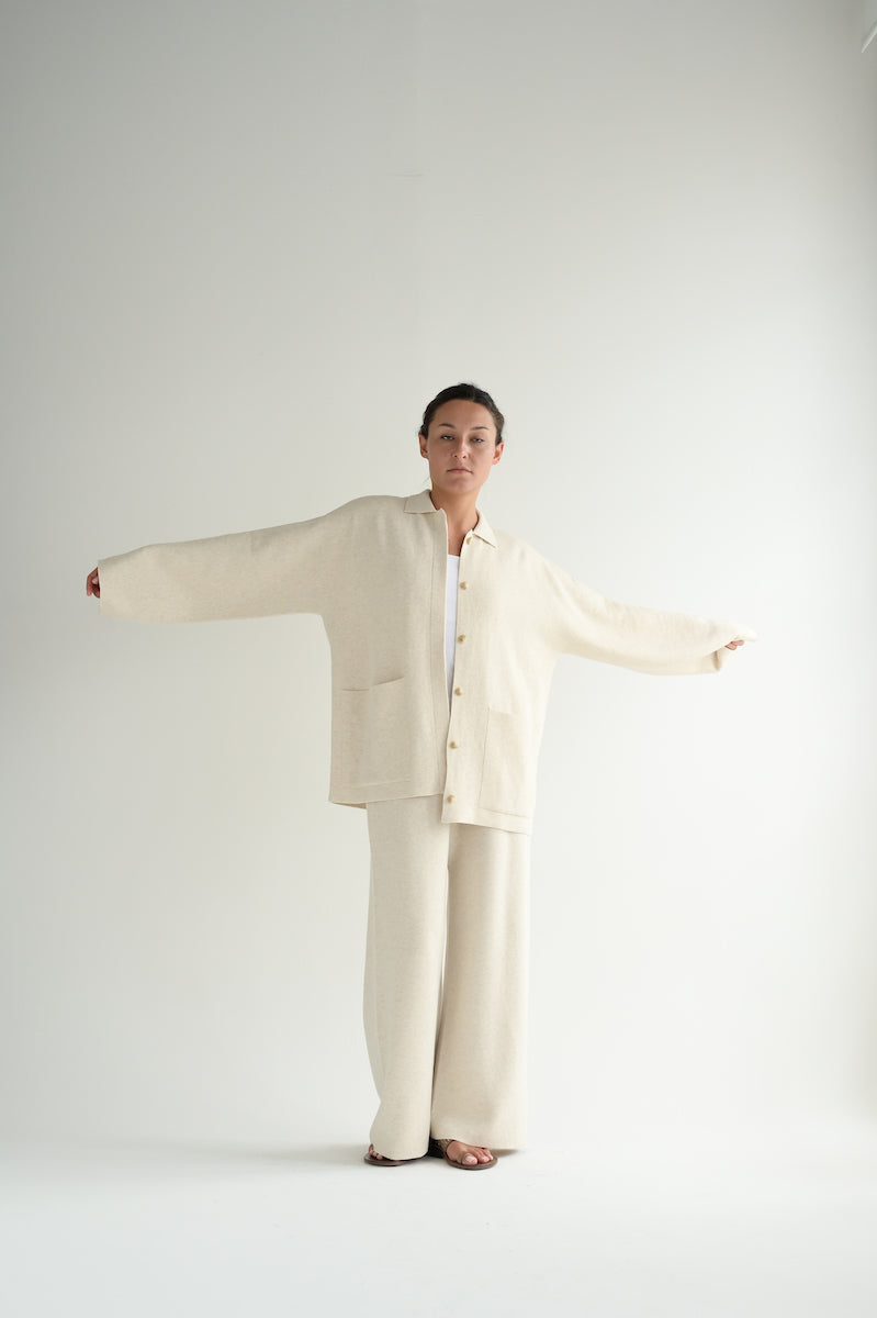 Lauren Manoogian Double Knit Jacket - Hessian | Garmentory