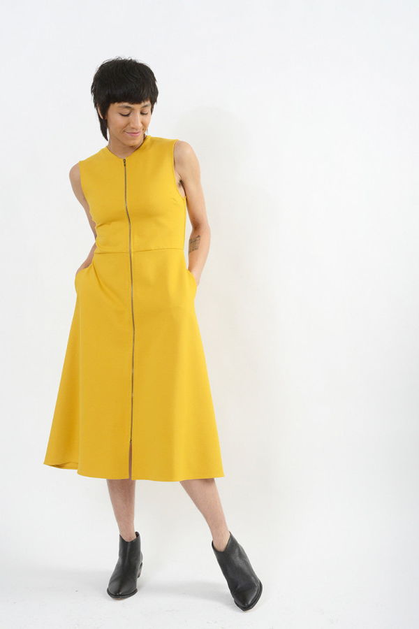 Meg Archive Recess Dress - Yellow