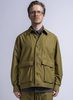 Grei. Tumbled Crepe Sateen Photographer Jacket - Olive - Thumbnail 4