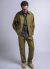 Grei. Tumbled Crepe Sateen Photographer Jacket - Olive - Thumbnail 6