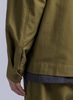 Grei. Tumbled Crepe Sateen Photographer Jacket - Olive - Thumbnail 11