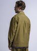 Grei. Tumbled Crepe Sateen Photographer Jacket - Olive - Thumbnail 13