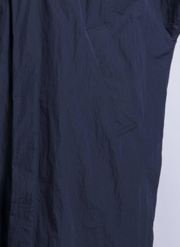 Grei. Hooded Nomad Parka - Midnight Blue Ripple Ripstop