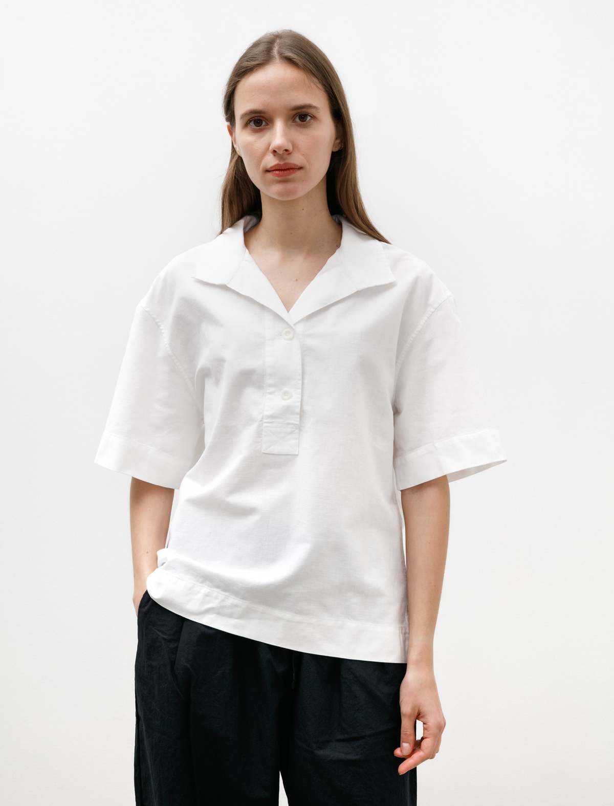 トップス MARGARET HOWELL 2021SS BIG SPOT COTTON 2021 / MARGARET HOWELL / BIG SPOT COTTON ドットシャツ