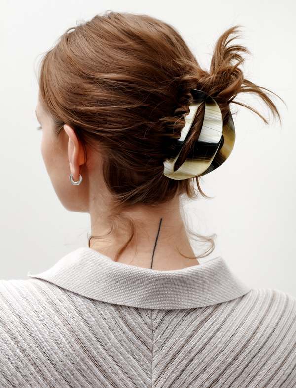 Deliska Spring Clip - Light Tokyo/Dark Tokyo/Horn/Tokyo Pixel