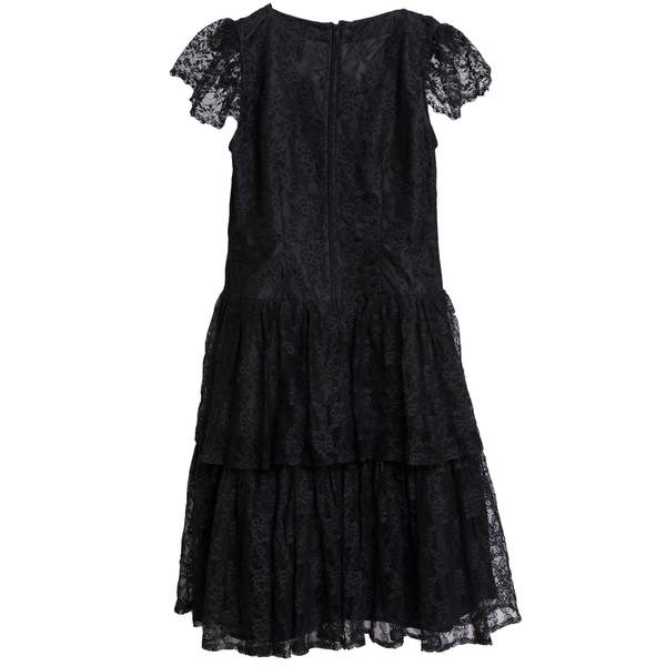 Sundazed (France) Tulle Polyamide Floral Renaissance Midi Dress Onyx : S