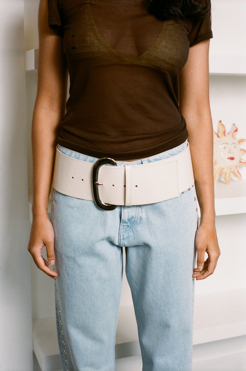 【関税込み】Paloma Wool トープ Morris ベルト Paloma Wool: Taupe Morris Belt | SSENSE