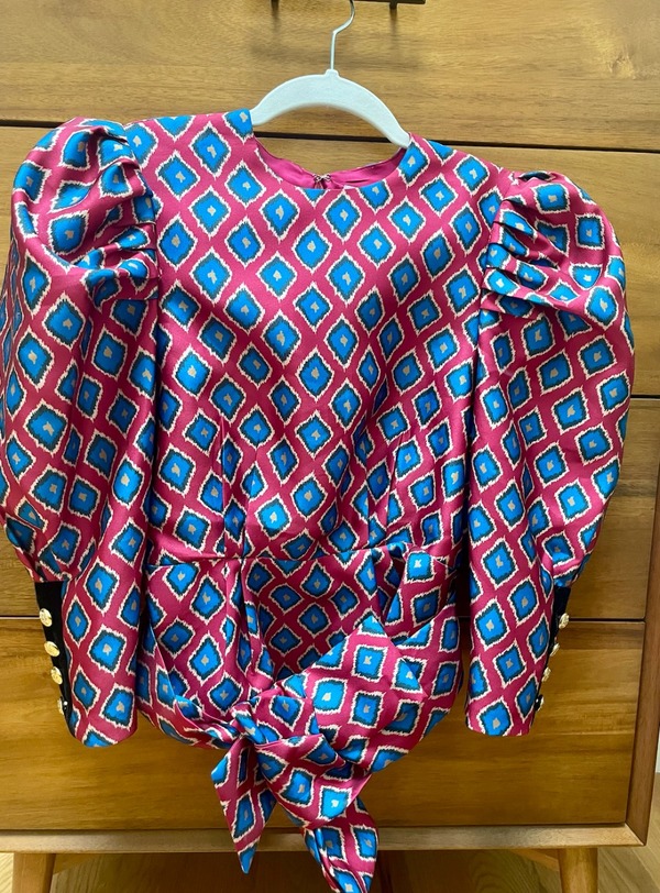 Hunter Bell Presley Top - Ikat Rouge