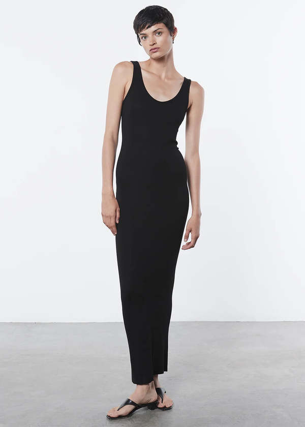 chinese dress ladies Rib Tank Maxi Dress
