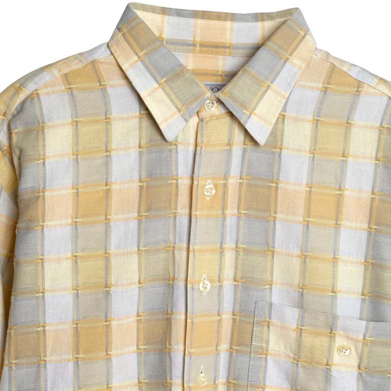 CAVORI (Belgium) 70s Vintage, Dobby Check, Float-Loop Crossbars