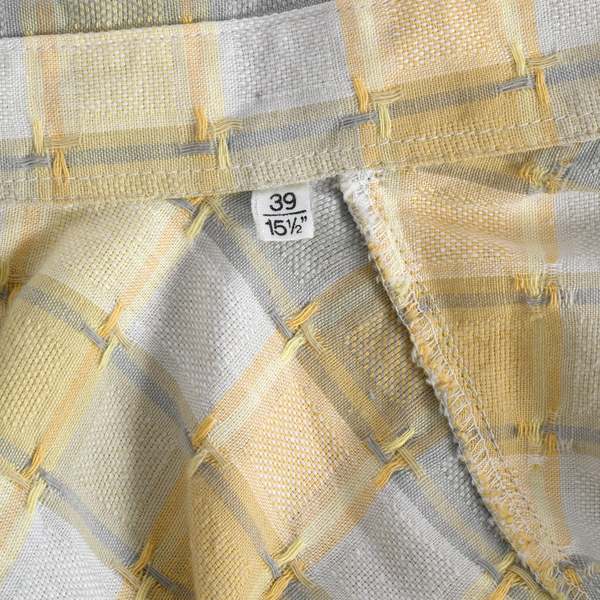 CAVORI (Belgium) 70s Vintage, Dobby Check, Float-Loop Crossbars