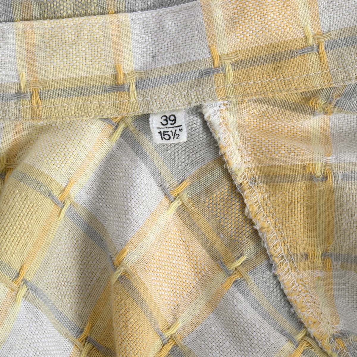 CAVORI (Belgium) 70s Vintage, Dobby Check, Float-Loop Crossbars - Image 10 of 11