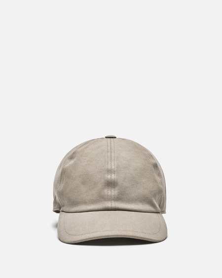 Rick Owens Luxor Denim Baseball Cap - Black/Pearl | Garmentory