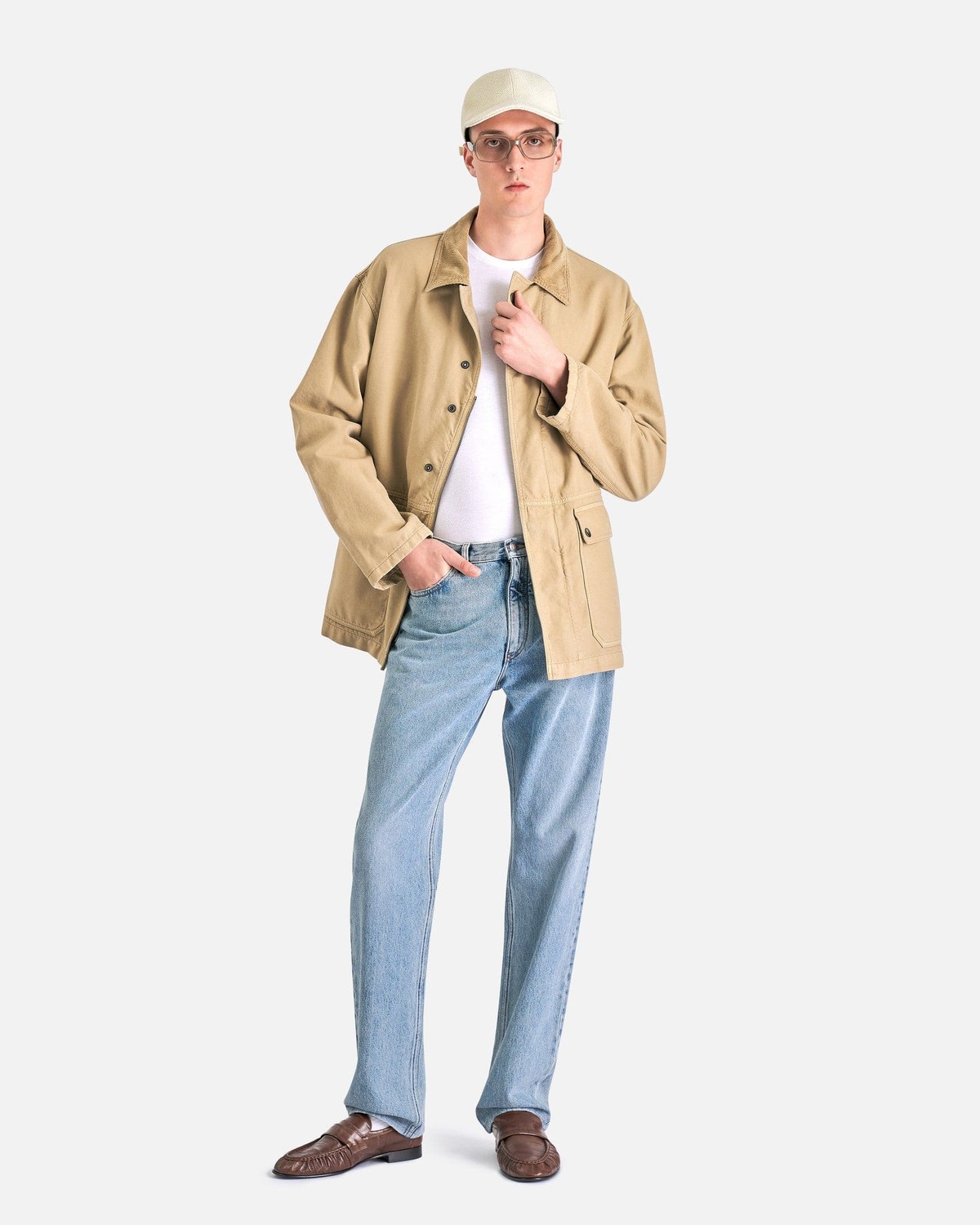 [THE ROW] ザロウ Denim Fred Jeans Fred straight jeans in blue - The Row | Mytheresa