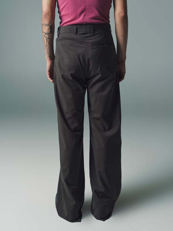 Martine Rose Houndstooth Tailored Extended Wide Leg Trouser
