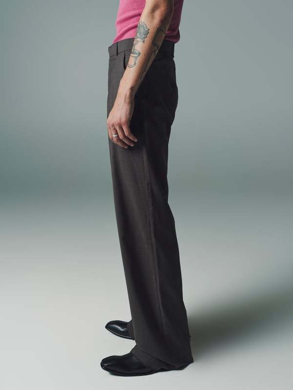 Martine Rose Houndstooth Tailored Extended Wide Leg Trouser
