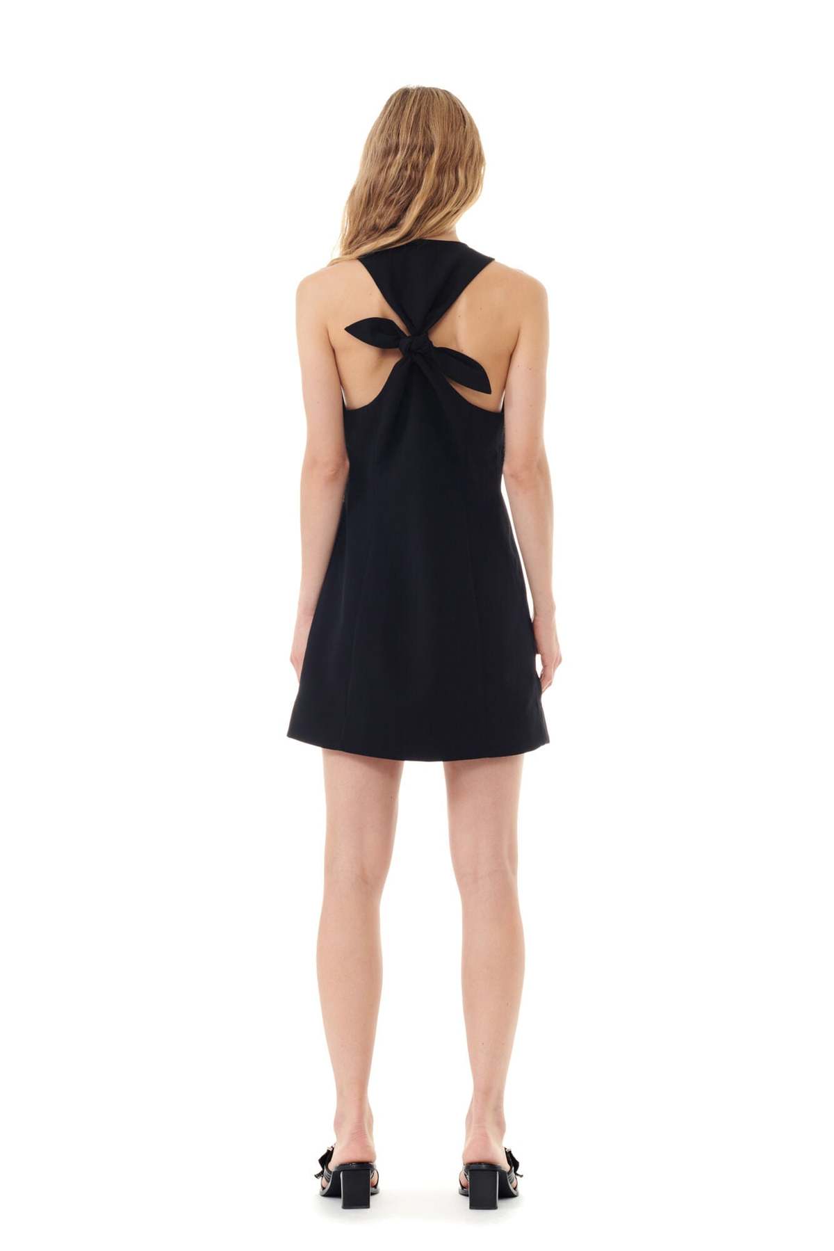 jagger mini dress Jagger & Stone Ruched Vegan Leather Mini Dress