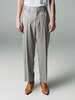 The Letters Rayon Gabardine Western Wide Trousers - Greige - Thumbnail 1