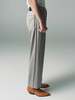 The Letters Rayon Gabardine Western Wide Trousers - Greige - Thumbnail 2